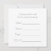 Je bent uitgenodigd voor een Purse Party. Kaart (Achterkant)