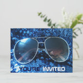 Je bent uitgenodigd voor leuke feestuitnodigingen kaart (Staand voorkant)