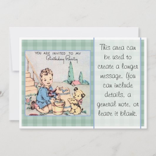 Je bent uitgenodigd voor mijn geboortedag. kaart (Voorkant)