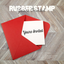 Je bent uitgenodigd voor Rubber Stamp