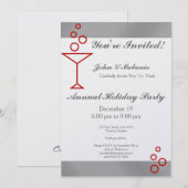 Je bent uitgenodigd. Zilver Kaart (Voorkant / Achterkant)