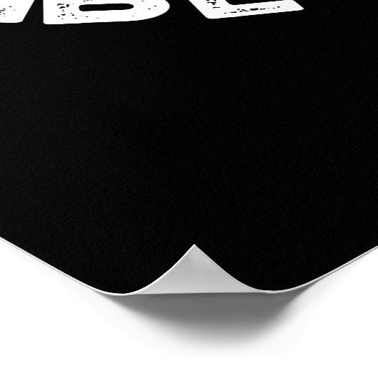 Je bent Unbe-leaf-able Positive Plant Pun Dark BG Poster (Hoek)