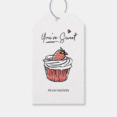 Je bent Valentijn Cupcake Cadeft Labels Cadeaulabel (Voorkant)