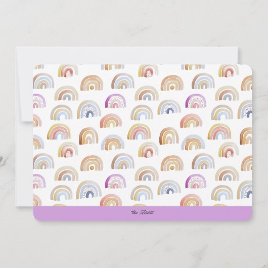 Je bent Valentijnse gouden regenboog-klaslokaal (Achterkant)