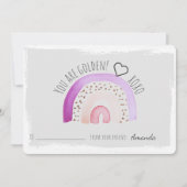 Je bent Valentijnse gouden regenboog-klaslokaal (Voorkant)