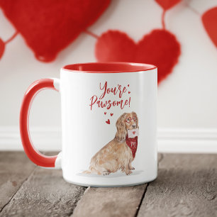Je bent Valentijnse Pawsome Cocker Spaniel Mok