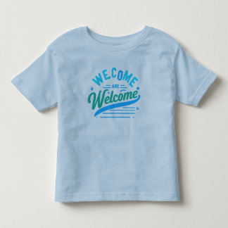 Je bent van harte welkom Peuter fijn T-shirt
