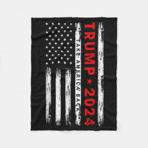 Je bent vanavond vrij Amerikaanse vlag Patriottisc Fleece Deken