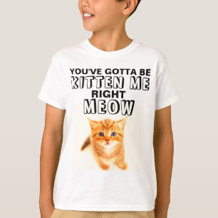 JE BENT VAST BEK POTJES RECHT NU Katten T-Shirts