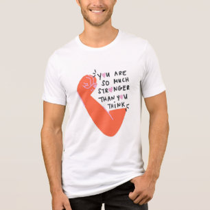 Je Bent Veel Sterker Dan Je Denkt – Empowerin Tri-Blend Shirt