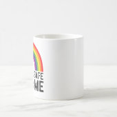 Je bent veilig bij mij LGBTQ Pride Maand Rainbow Koffiemok (Center)