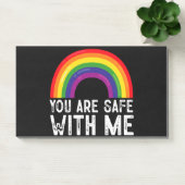 Je Bent Veilig Bij Mij LGBTQ Pride Maand Regenboog Post-it® Notes (Kantoor)
