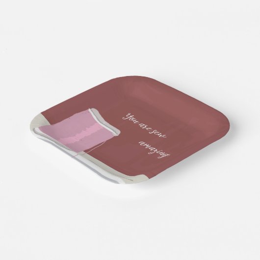 Je bent verbazingwekkend papieren bordje (Gebogen)