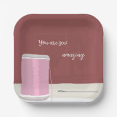 Je bent verbazingwekkend papieren bordje (Voorkant)