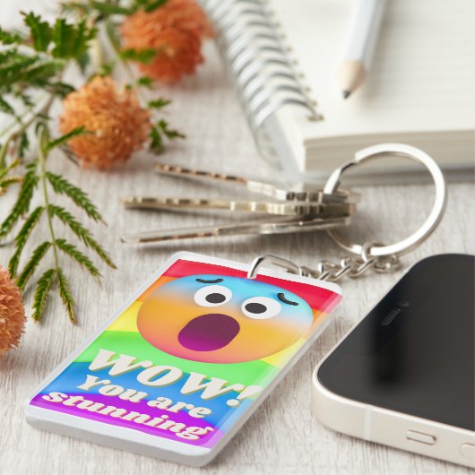 je bent verbijsterd sleutelhanger (Voorkant Rechts)