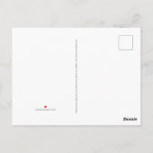 Je bent verbluffend, met de hand geschreven briefkaart (Achterkant)