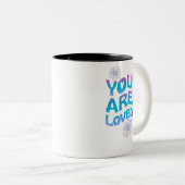 JE BENT VERLIES TWEEKLEURIGE KOFFIEMOK (Voorkant rechts)