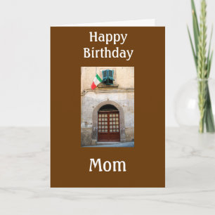 "JE BENT VERLIESD MOM" BIRTHDAY WISHT KAART