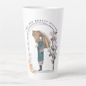 Je bent vol schoonheid latte mok (Voorkant)