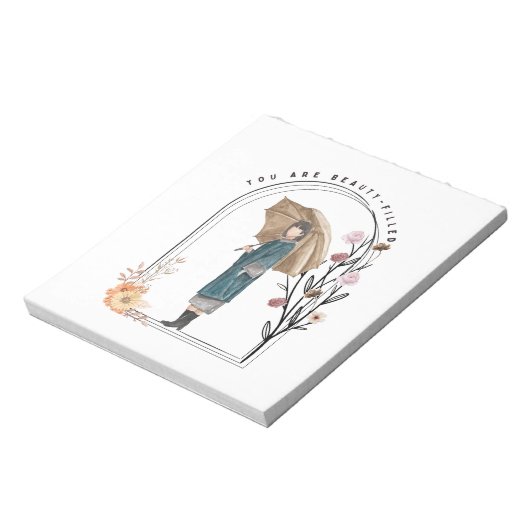 Je bent vol schoonheid notitieblok (Linkerzijde)