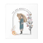 Je bent vol schoonheid notitieblok (Voorkant)