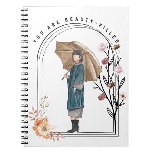 Je bent vol schoonheid notitieboek (Voorkant)