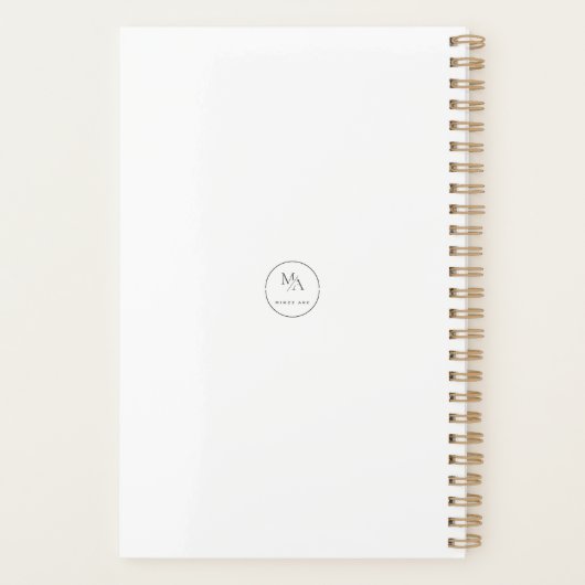 Je bent vol schoonheid planner (Achterkant)