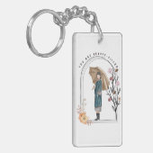 Je bent vol schoonheid sleutelhanger (Voorkant Links)