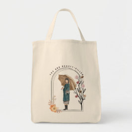 Je bent vol schoonheid tote bag