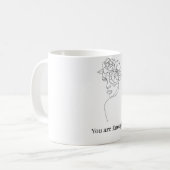 Je Bent Voldoende Koffiemok (Voorkant links)