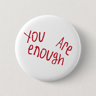 Je bent voldoende kriticker ronde button 5,7 cm