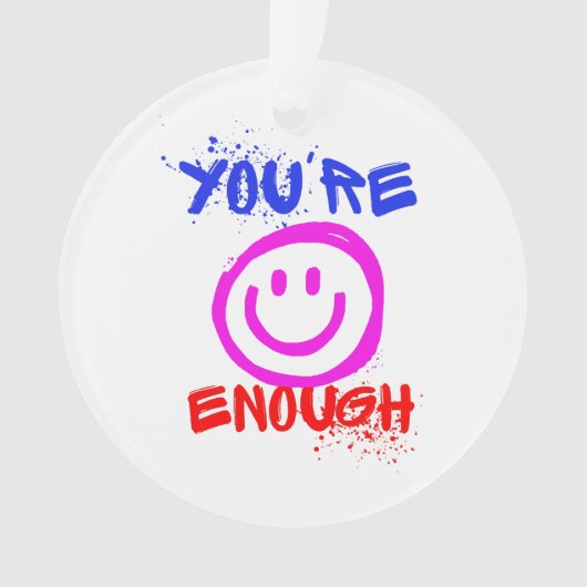 JE BENT VOLDOENDE ORNAMENT (voorkant)
