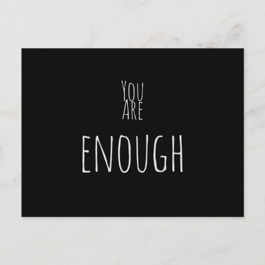 Je bent voldoende positieve bevestiging briefkaart (Voorkant)