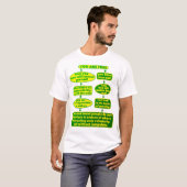 Je bent vrij (licht) t-shirt (Voorkant volledig)