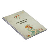 Je bent vrij om anders te zijn notitieboek (Rechterzijde)