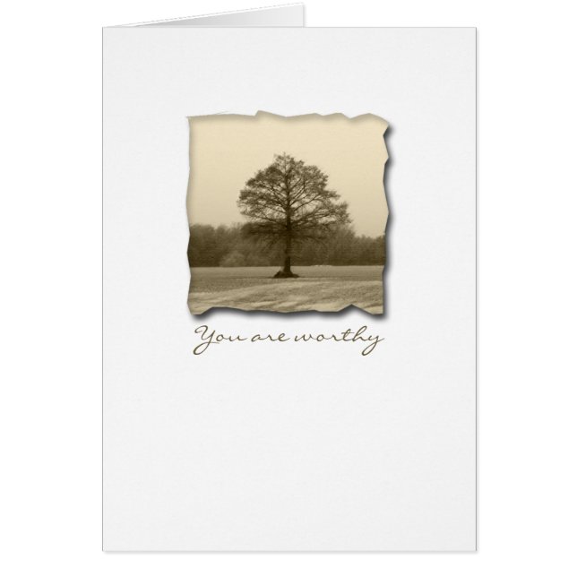 Je bent waardig (Voorkant)