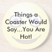 Je bent warm Onderzetter (Voorkant)