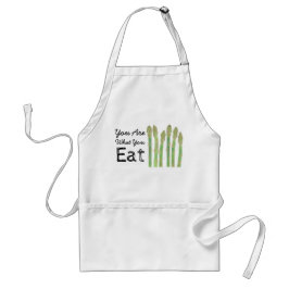 Je bent wat je eet Asparagus Apron Standaard Schort