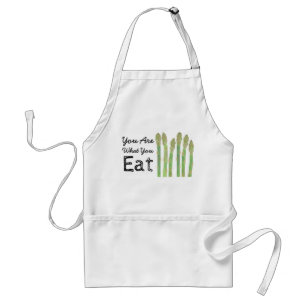 Je bent wat je eet Asparagus Apron Standaard Schort