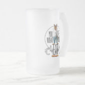 Je bent wat je eet - grappige eekhoornnoten matglas bierpul (Voorkant rechts)