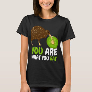 Je bent wat je eet in Kiwi Bird Fruit Ornithology T-shirt