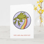 Je bent wat je eet Kaart (Gele Bloem)