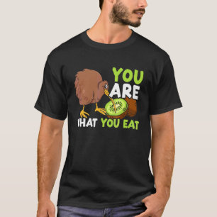 Je bent wat je eet Kiwi vogel Nieuw-Zeeland T-shirt