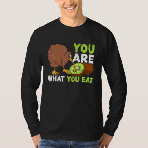 Je bent wat je eet Kiwi vogel Nieuw-Zeeland T-shirt