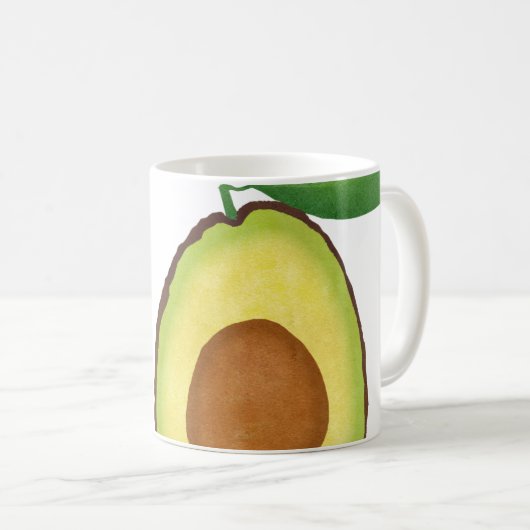 Je bent wat je eet op Avocado Coffee Mok (Voorkant rechts)