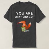 Je bent wat je eet t-shirt (Design voorkant)