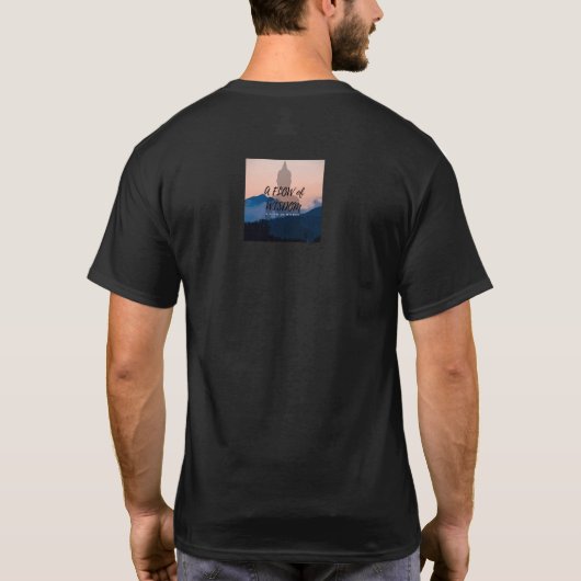 Je bent wat je gelooft dat Bhagavad Gita T-shirt (Achterkant)