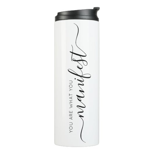 Je bent wat je Manifest Thermosbeker (Gedraaid links)