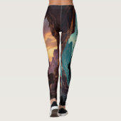 Je bent weer te laat Caveman!" Nr. 1 Leggings (Achterkant)