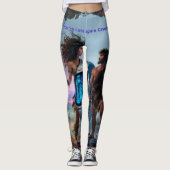 Je bent weer te laat Caveman!" Nr. 2 Leggings (Voorkant)